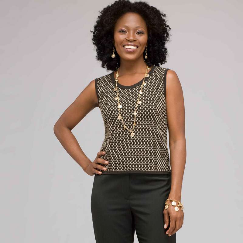 Dot Pattern Shell, , large