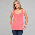 Scoop Neck Tank With Embroidery, , small