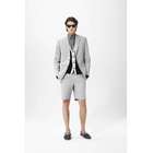 Straight Fit Shorts With Button Closure, , small